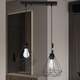 Чёрная люстра в стиле лофт "Modern Loft Light" (52-2019F-2 BK+BK (350)) - изображение 2
