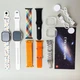 Набор i50 suit max комплект 11 в 1 Smart Watch 9 и смарт часы Ultra 2 + дополнительные ремешки белый - изображение 3