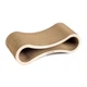 Когтеточка для кошек из картона с деревянным фасадом Cat Joy Avangard Beige Wood 59х18х25 см - изображение 2