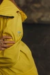 Універсальний дизайнерський дощовик Parasol'ka жовтий яскравий Yellow плащ водонепроникний для чоловіків та жінок, унісекс куртка парка - изображение 5
