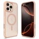 Прозрачный чехол Spigen Ultra Hybrid T (MagFit + Camera Control) Frost Rose Titanium для iPhone 16 Pro (ACS09071) - изображение 2
