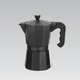 Кофеварка гейзерная алюминиевая Maestro 300мл черная (MR-1666-6-BLACK) 6 чашек - изображение 4