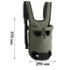 Рюкзак-кенгуру для тварин Lesko A01002-NF Green XL - зображення 6