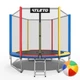 Батут Atleto 183 см з сіткою multikolor - изображение 4