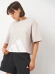 Футболка хлопковая оверсайз короткая женская Adidas W Bl Sj Bf T JG8729 M Wonalu/White (4067902913049) - изображение 4