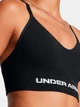 Спортивный топ для фитнеса женский Under Armour Vanish Seamless Low Bra 1384417-001 L Черный (196886942982) - изображение 9