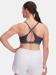 Спортивный топ женский Under Armour Ua Crossback Low Bra 1386424-044 L Серый (197779697194) - изображение 4