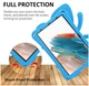 Детский чехол Butterfly Case на планшет Lenovo Tab M11 (11") / голубой - изображение 5