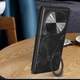 Ударопрочный чехол Bracket case with Magnetic для Xiaomi Redmi 14C / Poco C75 Black Без бренда - изображение 6