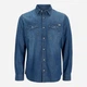 Рубашка джинсовая мужская Jack & Jones 12138115 L Голубая (5713734696672) - изображение 7