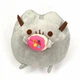 Мягкая Плюшевая Игрушка Plush Кот Пушин с пончиком Pusheen 15 см серый (1024603) - изображение 1