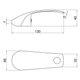 Ручка для змішувача Lidz Repair Mars 040M (k40) LDREP040MCRM34817 Chrome - зображення 2