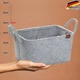 Корзина для хранения Kela Fay 35х25х20 см Светло-серая (24462) - изображение 4