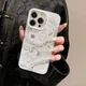 Чехол на iPhone 12 глянцевый с драконом, защитный, Белый - изображение 4