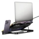 Подставка для ноутбука HOCO DH19 Cool RGB notebook cooling stand 17" Black - изображение 4