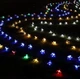 Гирлянда на солнечной батарее 5м 20Led Синяя праздничное освещение для сада дома улицы украшения подсветка клумбы светодиодная - изображение 7