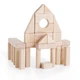Деревянные кубики Guidecraft Unit Blocks из неокрашенного дерева Геометрические формы, 84 шт. (G2121B) - изображение 3