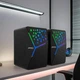 Комп'ютерна акустика колонки для ПК JEDEL S554 USB USB з RGB підсвічуванням 6W - зображення 3