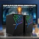Комп'ютерна акустика колонки для ПК JEDEL S554 USB USB з RGB підсвічуванням 6W - зображення 5