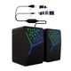 Комп'ютерна акустика колонки для ПК JEDEL S554 USB USB з RGB підсвічуванням 6W - зображення 8