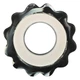 Ролер для занять йогою масажний мфр ролик LivePro Grid Spine Roller 8233 розмір 45х11см Black - зображення 7