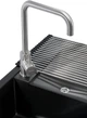 Кухонная мойка GRANADO Valencia L 4-в-1 Black Shine - изображение 3