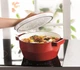 Кастрюля чугунная с крышкой 6.3л PYREX (SC5AC28/6641 Slow Cook red) - изображение 2