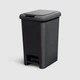 Мусорное ведро с крышкой и педалью MVM BIN-01 10L ANTHRACITE - изображение 1