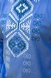 Вишиванка чоловіча лляна Карпати V-1012 (3XL)120 синя (61019876120) - зображення 3