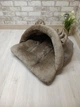 Лежак норка з капюшоном для котів та собак Animals_joy M 70*60 cм (032) - изображение 6