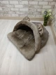Лежак норка з капюшоном для котів та собак Animals_joy M 70*60 cм (032) - изображение 8