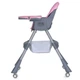 Стульчик для кормления M 5722 Lilac до 20 кг, складной, 5-ти точечный, экокожа - изображение 4