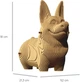 3D пазл-конструктор Cartonic 3D Puzzle Corgi Коргі Картонний (CARTCORG) - зображення 5