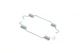 Комплект пружинок колодок ручника Opel Combo 1.3CDTI-1.7DTI 01- TRW - 105-0766 QUICK BRAKE - изображение 3