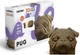 3D пазл-конструктор Cartonic 3D Puzzle Pug Мопс Картонный (CARTPUG) - изображение 10