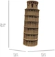 Картонний 3D пазл-конструктор Cartonic 3D Puzzle Leaning Tower of Pisa (CARTPISA) - зображення 4