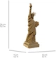 Картонный 3D пазл-конструктор Cartonic 3D Puzzle Statue of Liberty USA (CARTLIBUS) - изображение 4
