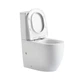 Унитаз напольный Qtap Robin New Ultra Quiet безободковый с сиденьем Soft-Close WHITE QT13226083AW - изображение 4