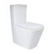 Унітаз підлоговий Qtap Tern Ultra Quiet безобідковий із сидінням Soft-Close QT17226003AW White - зображення 1