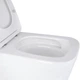 Унітаз підвісний Qtap Tern Ultra Quiet сидіння Slim Duroplast/Soft-close/Quick relase 525x345x360 мм WHITE - зображення 3