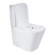 Унітаз підлоговий Qtap Tern Ultra Quiet безобідковий із сидінням Soft-Close QT17226003AW White - зображення 3