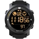 Чоловічий тактичний годинник North Edge Laker Black 5 BAR фітнес-трекер пульсометр - изображение 1