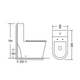 Унитаз-моноблок напольный Qtap Kolibri Ultra Quiet безободковый с сиденьем Soft-close WHITE QT10226380W - изображение 2