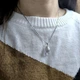 Серебряная подвеска с фианитами (2175766) - изображение 8
