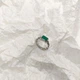 Серебряное кольцо с натуральным агатом 1.425ct, вес изделия 3,35 гр (2174042) - изображение 3