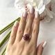 Срібна каблучка з натуральним рубіном 5.375ct, вага виробу 3,9 гр (2068495) - зображення 6