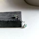 Серебряные серьги с натуральным изумрудом 1.54ct (2167365) - изображение 2