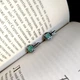 Серебряные серьги с натуральным изумрудом 1.54ct (2167365) - изображение 5