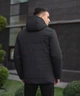 Зимняя мужская Куртка Pobedov "Dzen" до -18°C с капюшоном на силиконе черная размер XXXL - изображение 4