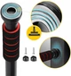 Турник раздвижной 4FIZJO Basic 61.5-100 см Black/Red (P-5905973402712) - изображение 6